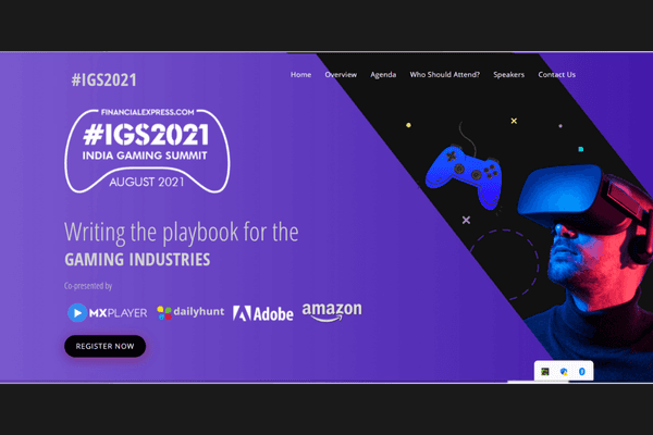 IndianExpress Landing Page